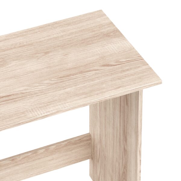 Schreibtisch CANOPUS 120 x 48 cm hellbraun/weiss – Bild 8