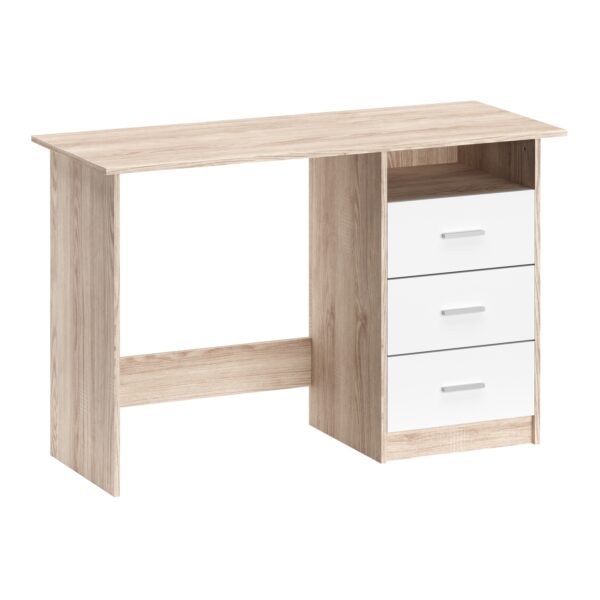 Schreibtisch CANOPUS 120 x 48 cm hellbraun/weiss – Bild 2