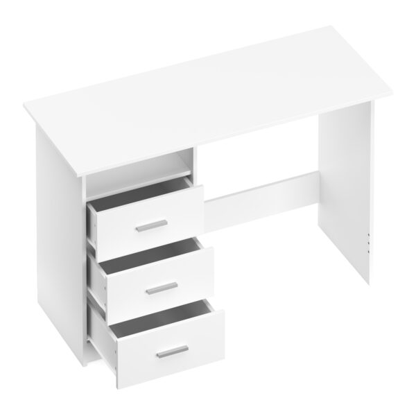 Schreibtisch CANOPUS 120 x 48 cm weiss – Bild 5