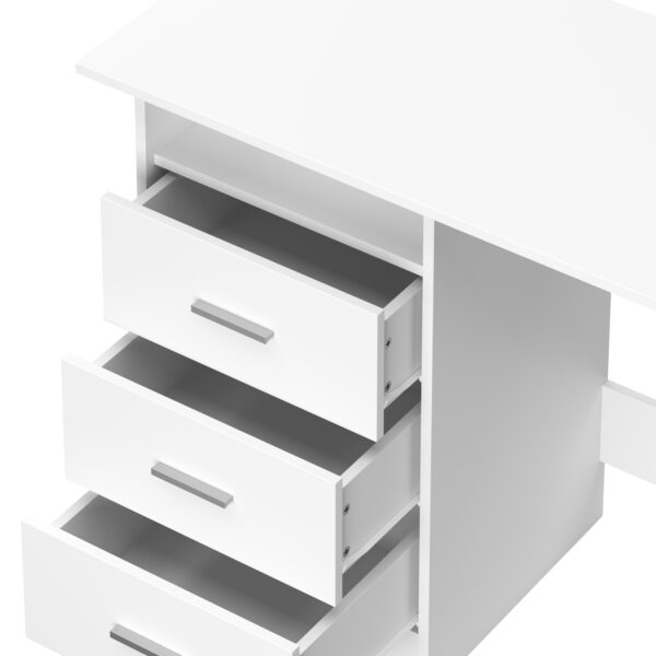 Schreibtisch CANOPUS 120 x 48 cm weiss – Bild 7