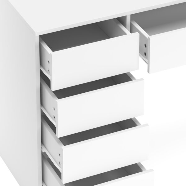 Schreibtisch RIGEL 120 x 55 cm weiss – Bild 6