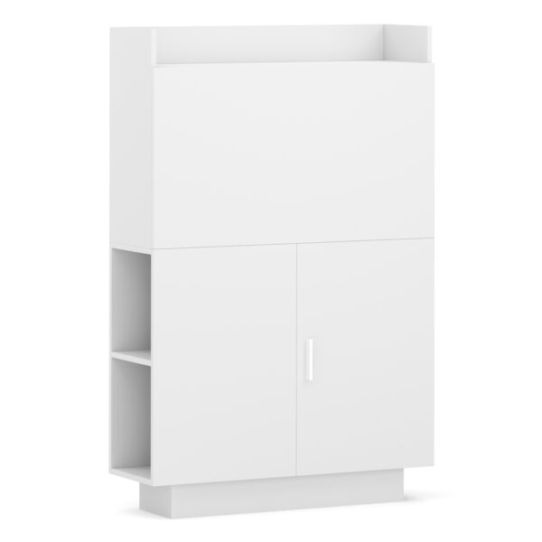 Schreibtisch Sekretär weiss KAIRO 85 x 27 x 128 cm – Bild 2