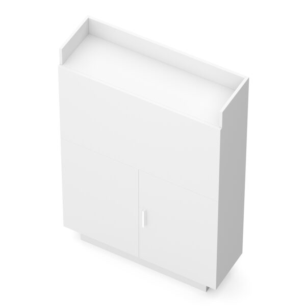 Schreibtisch Sekretär weiss KAIRO 85 x 27 x 128 cm – Bild 6