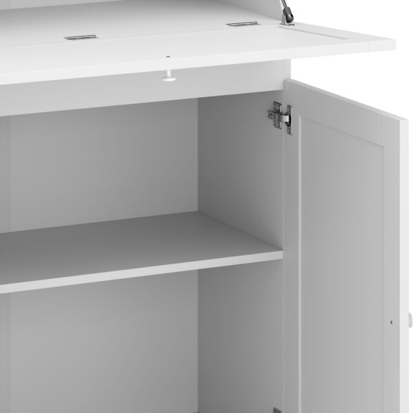 Schreibtisch Sekretär weiss NAIROBI 82 x 117 cm – Bild 8