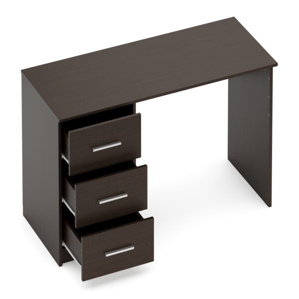 Schreibtisch VEGA 110 x 50 cm dunkelbraun – Bild 5