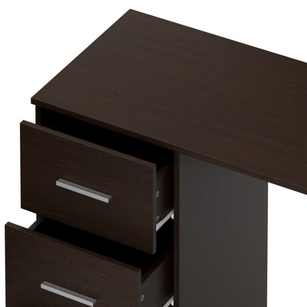 Schreibtisch VEGA 110 x 50 cm dunkelbraun – Bild 8