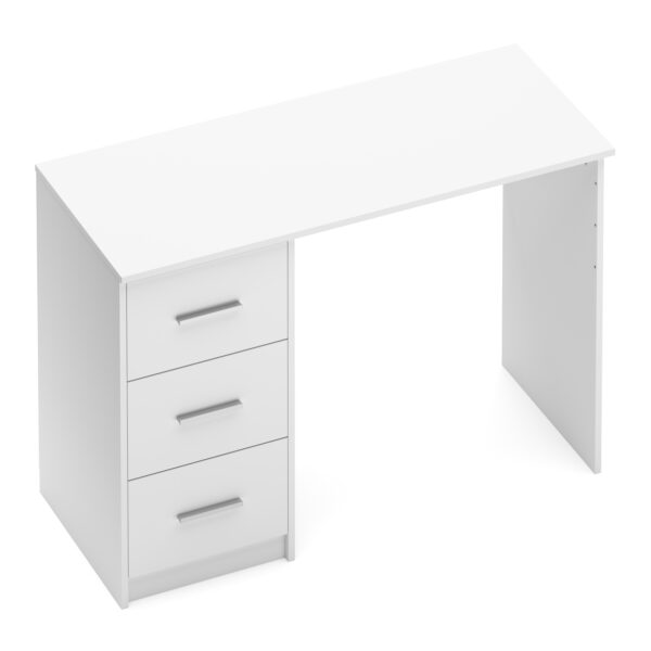Schreibtisch VEGA 110 x 50 cm weiss – Bild 4