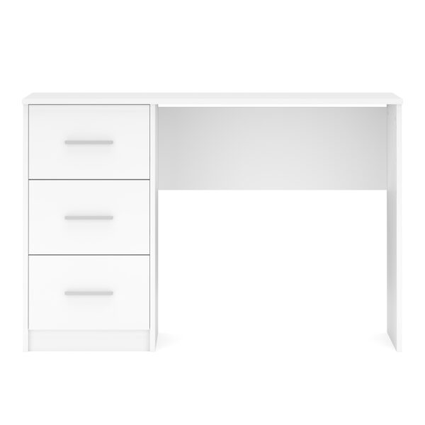 Schreibtisch VEGA 110 x 50 cm weiss – Bild 3