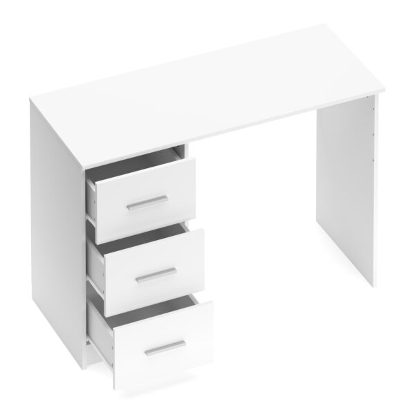 Schreibtisch VEGA 110 x 50 cm weiss – Bild 5