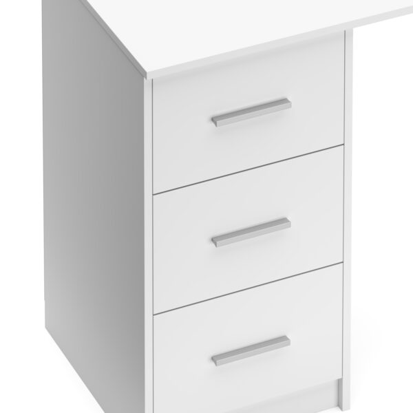 Schreibtisch VEGA 110 x 50 cm weiss – Bild 7
