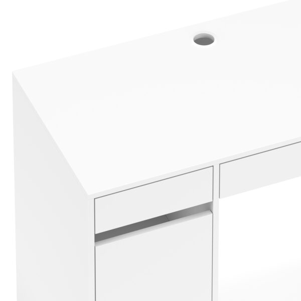 Schreibtisch EMIL 105 x 50 cm weiss – Bild 6