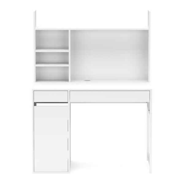 Schreibtisch EMIL 105 x 50 x 140 cm weiss – Bild 2