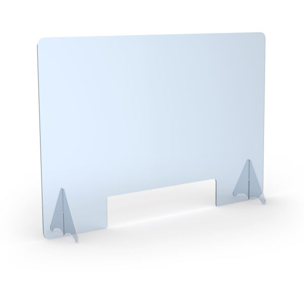 Schutzscheibe 4er Set mit Durchreiche (60 x 90 cm) – Bild 4