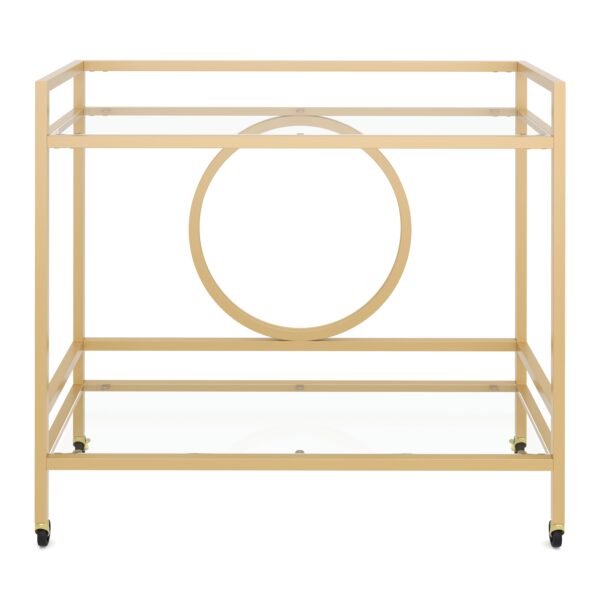 Servierwagen Glas TYRO gold – Bild 2