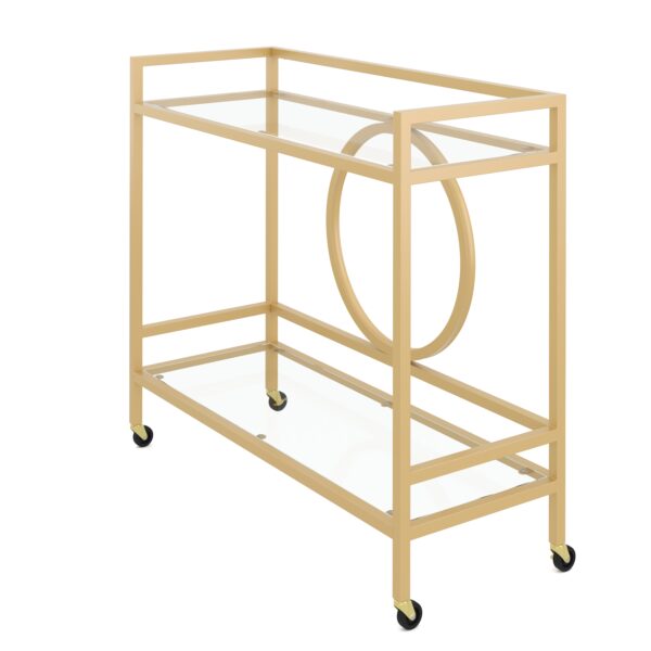 Servierwagen Glas TYRO gold – Bild 3