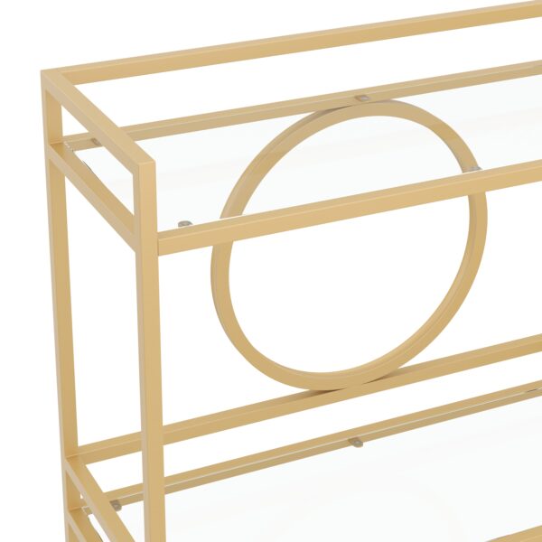 Servierwagen Glas TYRO gold – Bild 6