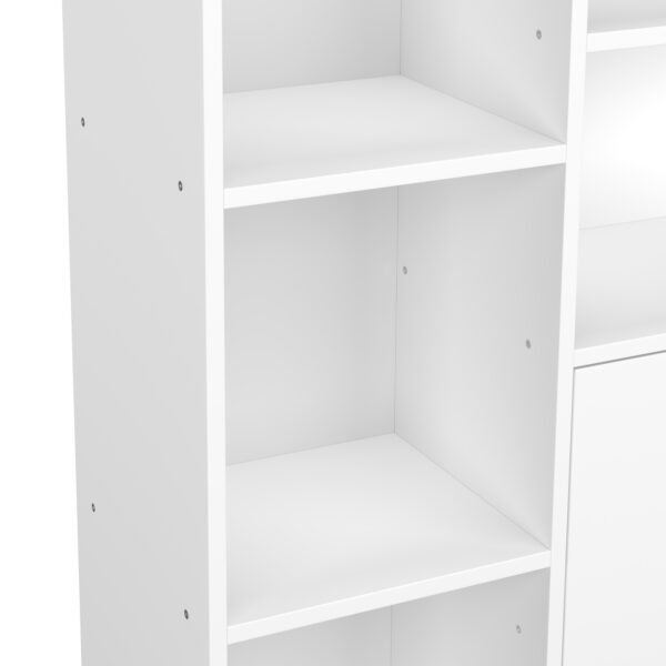 Kommode NORDIC 85 x 30 x 120 cm weiss – Bild 4