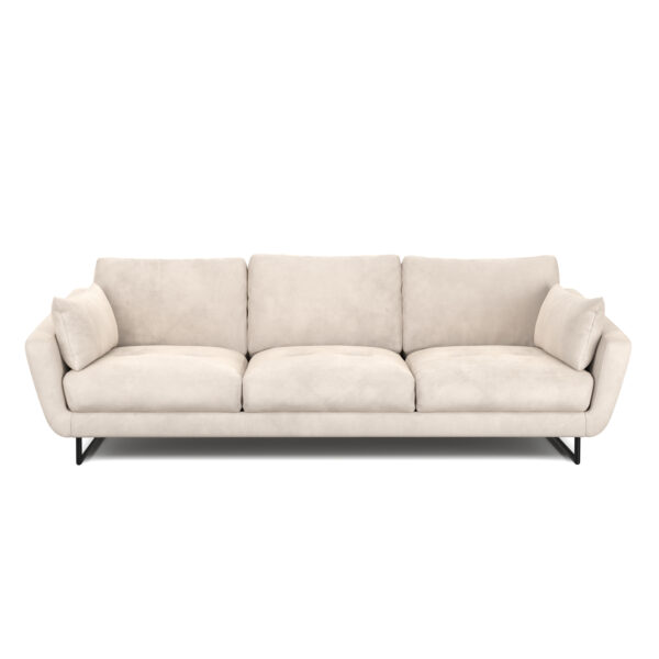 Sofa Samt DIYA beige – Bild 2