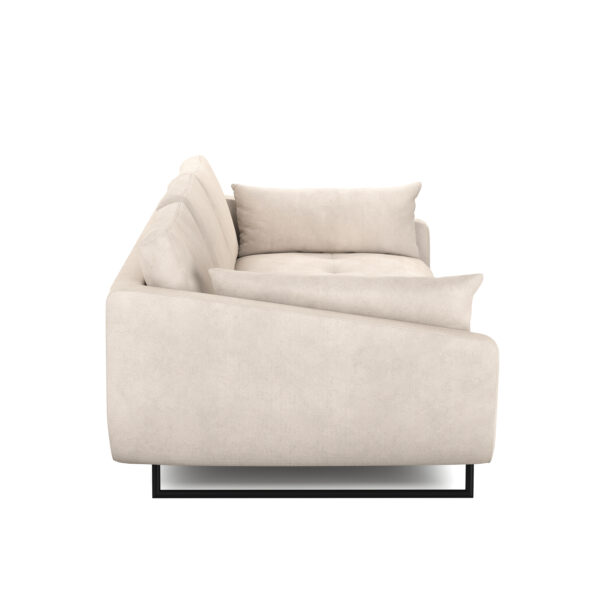 Sofa Samt DIYA beige – Bild 4