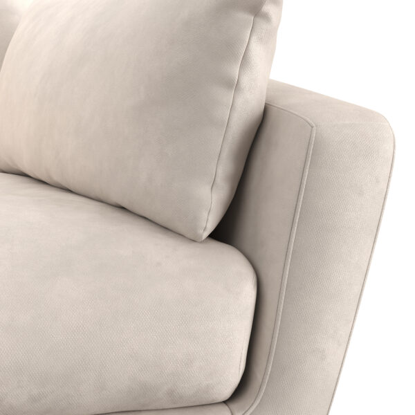 Sofa Samt DIYA beige – Bild 6