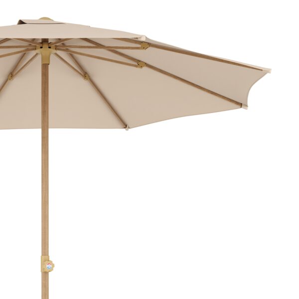 Sonnenschirm MATEL 220 cm beige – Bild 5