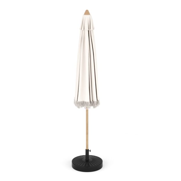 Sonnenschirm SOLEIL 270 cm weiss – Bild 3