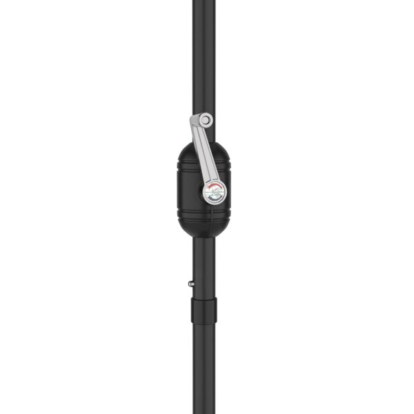 Sonnenschirm halbrund 260 cm anthrazit – Bild 4