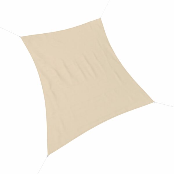 Sonnensegel 6.1 x 4.8 m beige – Bild 2