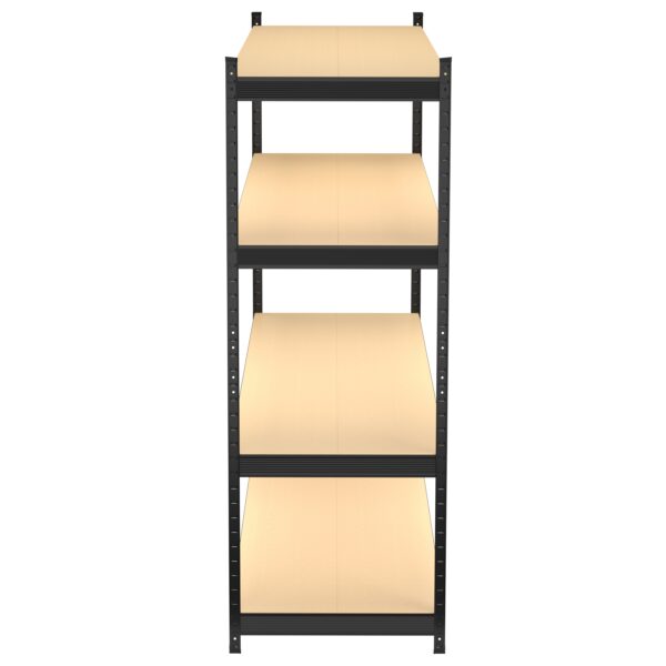 Steckregal 180 x 60 x 180 cm schwarz/braun – Bild 3