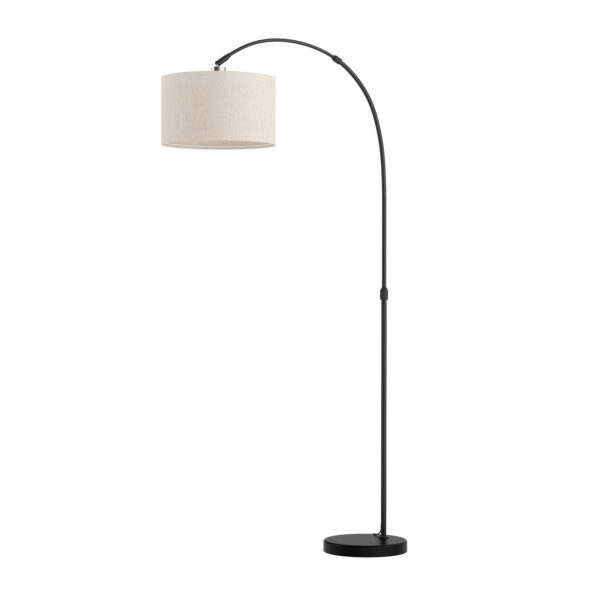 Stehlampe Bogenlampe SOLIS beige/schwarz – Bild 3