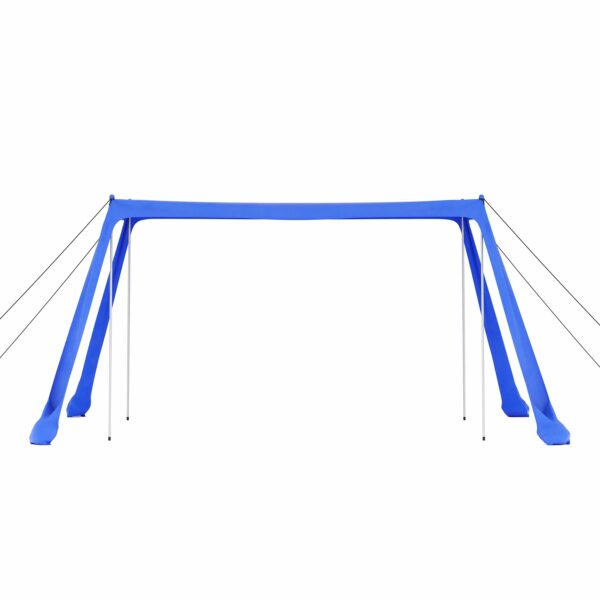 Strandzelt mit 4 Stangen 300 x 300 x 200 cm blau – Bild 3