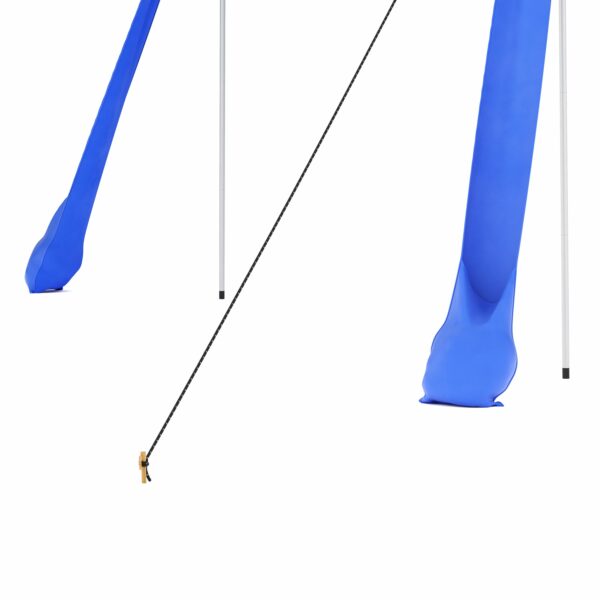 Strandzelt mit 4 Stangen 300 x 300 x 200 cm blau – Bild 5