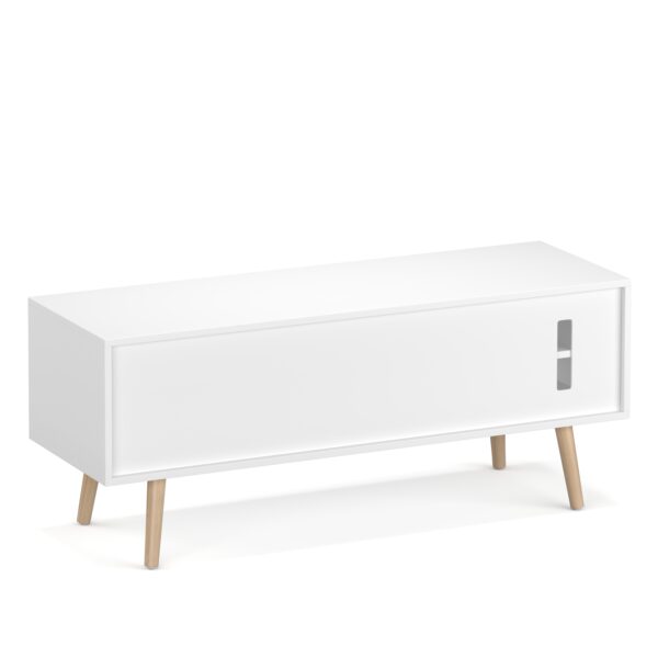 TV Möbel NORDIC 120 x 40 x 49 cm weiss – Bild 4