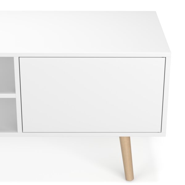 TV Möbel NORDIC 120 x 40 x 49 cm weiss – Bild 6
