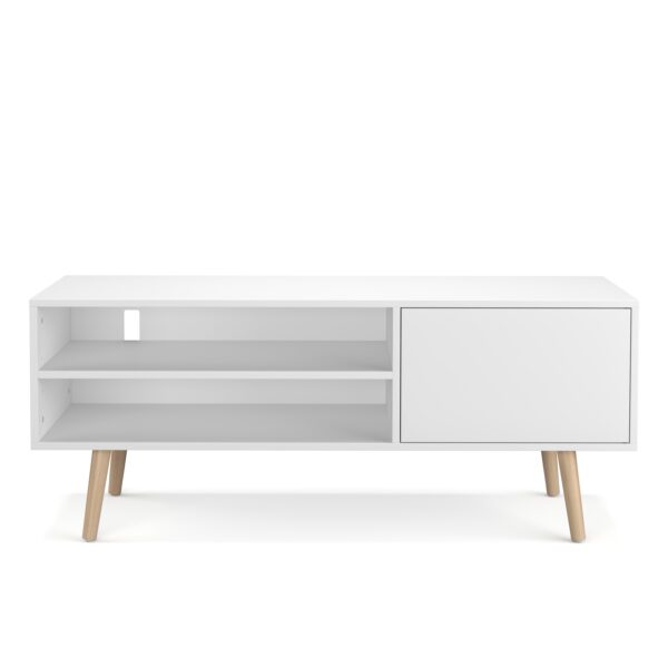 TV Möbel NORDIC 120 x 40 x 49 cm weiss – Bild 3