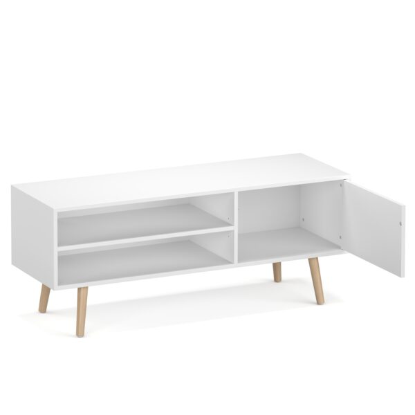 TV Möbel NORDIC 120 x 40 x 49 cm weiss – Bild 2