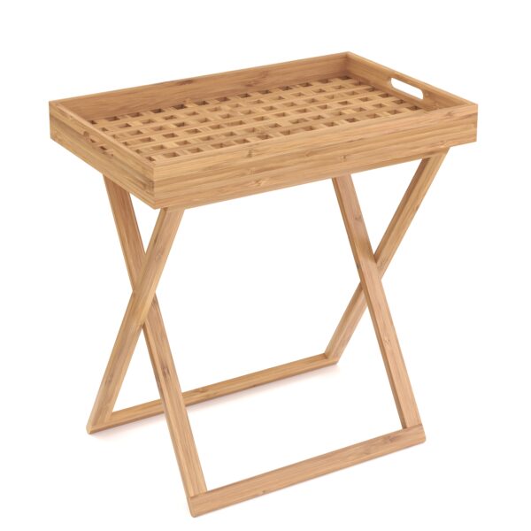 Tabletttisch Bambus klappbar ROLY natur – Bild 2