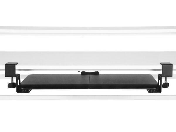 Tastaturablage ausziehbar 65 x 30 cm schwarz – Bild 4