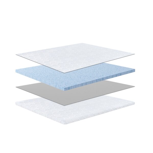 Topper Matratzenauflage Gel Memory 200 x 200 cm – Bild 8