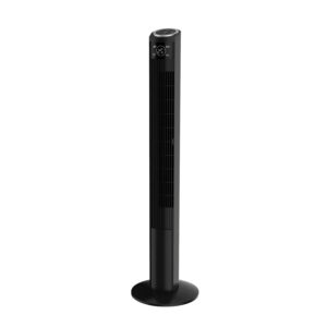 Turmventilator mit Touchscreen 123 cm schwarz