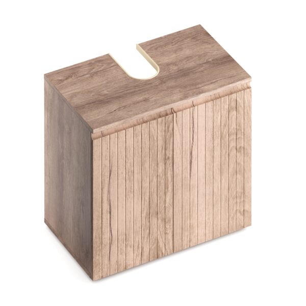 Waschbeckenunterschrank STEFAN 60 x 35 x 54 cm hellbraun – Bild 5