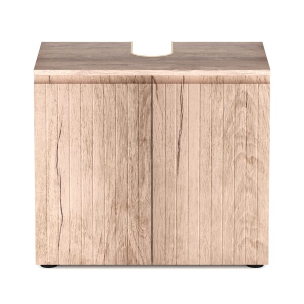 Waschbeckenunterschrank STEFAN 60 x 35 x 54 cm hellbraun – Bild 2