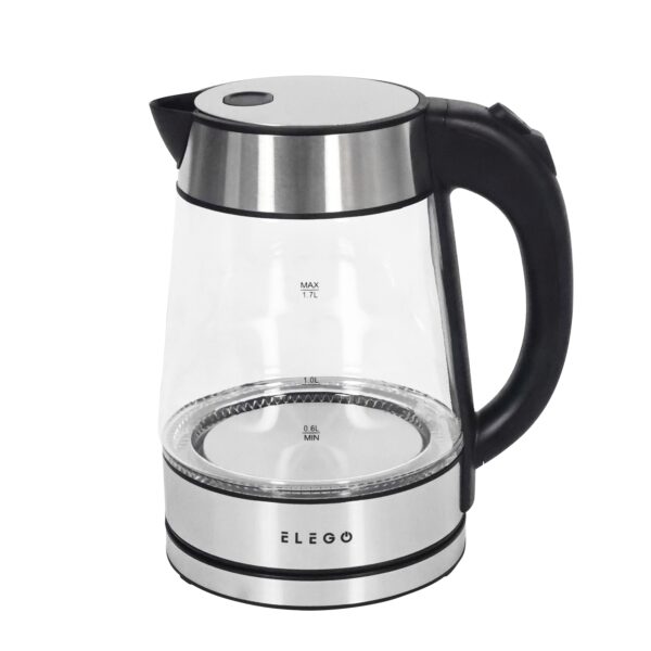 Wasserkocher Glas mit LED 1.7L – Bild 2