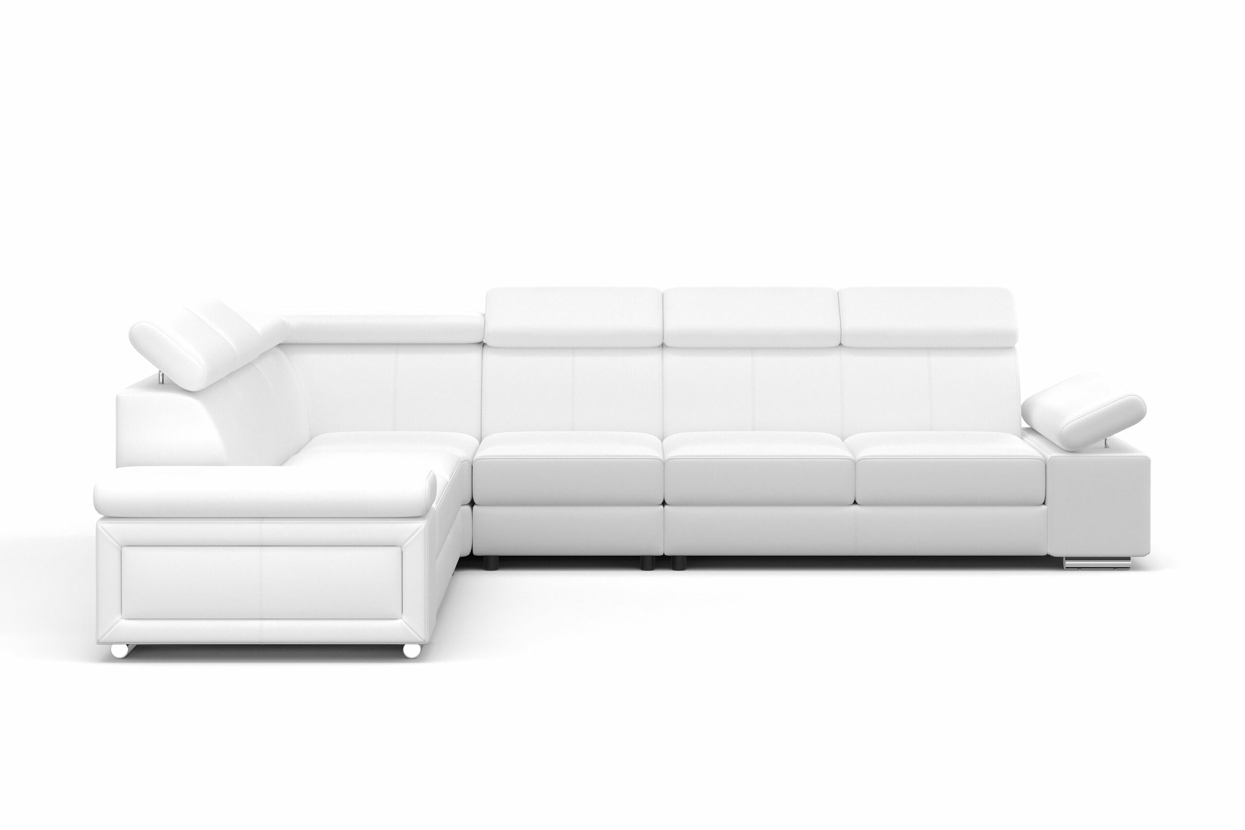 Ecksofa CRISTIANO links/rechts weiss – Bild 10