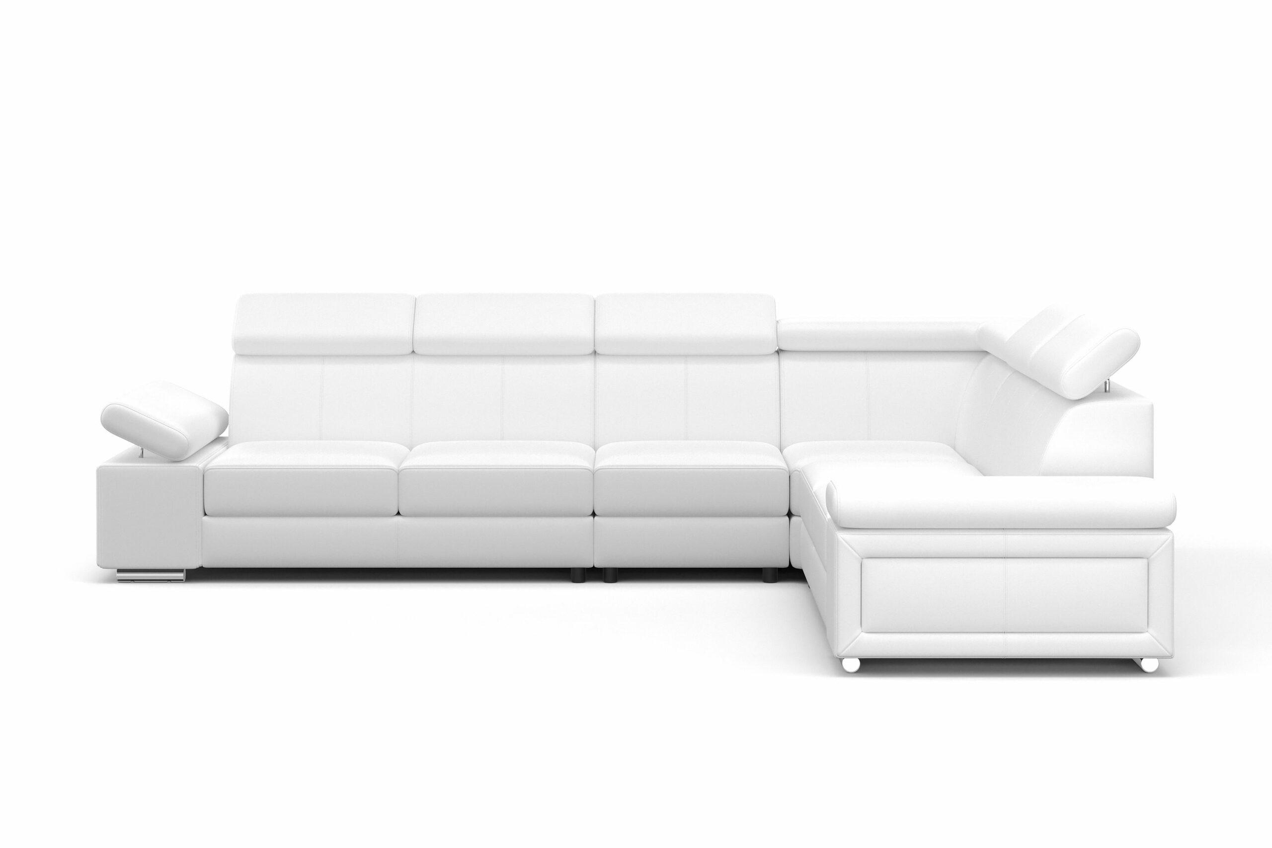 Ecksofa CRISTIANO links/rechts weiss – Bild 11